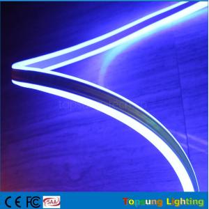 China Double-sided neon flex light 8*18mm mini size LED neonflex strip ribbon 24v blue color supplier