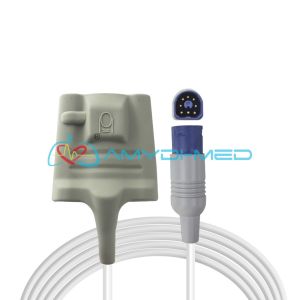 China Material adulto da ponta 3ft TPU do dedo do sensor de HP Medical Reusable Spo 2 supplier