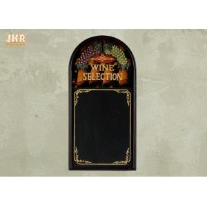 MDF Wood Framed Decorative Chalkboards 3D Resin Parts Wall Mounted Menu Board