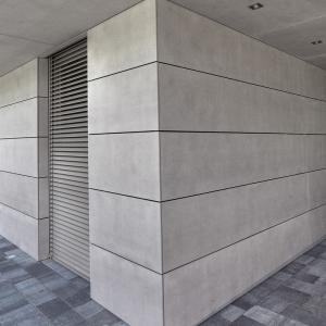 China Non-asbestos Fiber Cement Board Exterior Wall Panel with Contemporary Design Style supplier