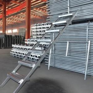 Lightweight Galvanized Steel Structure Building Cable Tray Ladder Staircase Scaffolding Climb Step