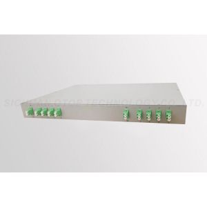 China Divisor 2/8 de la fibra óptica gris clara del LC/de APC 2X, divisor óptico pasivo de FTTHL supplier