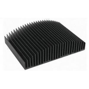 6063 Extruded Aluminum Heatsink Profiles  Use On LED Lamps , Computer , Electrical And Electronics Instruments