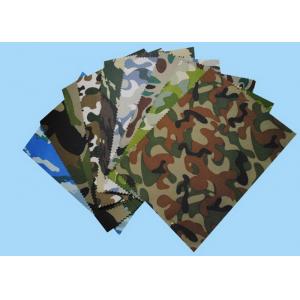 Camouflage Coated Polyester Fabric / Polyester PVC Coated Fabric