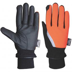 High Dexterity Warm Mechanic Gloves With Thinsulate Lining Knitted Wrist CE Certified