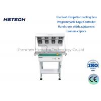 China ESD Flat Belt LED button control,PCB Handling Conveyor with SMEMA on sale
