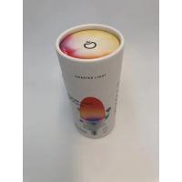 China UV Varnish Paper Tube Packaging 180GSM Kraft Paper Cylinder Containers on sale