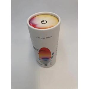 UV Varnish Paper Tube Packaging 180GSM Kraft Paper Cylinder Containers
