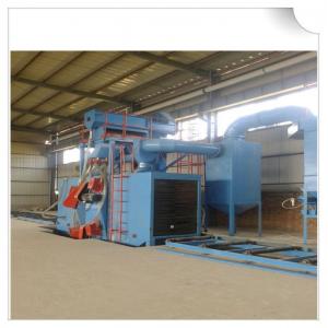 China Steel structure H beam shot blasting machine / Roller Conveyor Sand Blasting Machine supplier