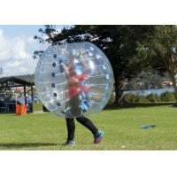 China 1.2m Diameter TPU / PVC Bubble Football , Outdoor Inflatable Toys 0.8mm Bubble Soccer on sale