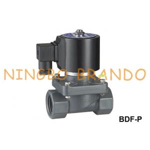 UPVC CPVC Solenoid Valve Anti Corrosive 1/2'' 3/4'' 1'' 1 1/4'' 1 1/2'' 2''