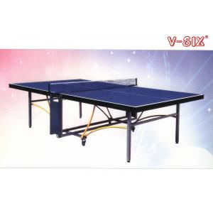 China Indoor Foldable Table Tennis Table U Form Structure More Safely With Wheels supplier