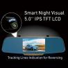 5" TFT LCD Screen Dual Record Parking Sensor DVR with Tracking Line and Voice