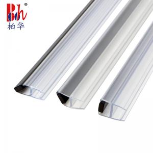 China Good resilience Shower Door Magnetic Strip PVC Waterproof Seals For 8mm Glass supplier