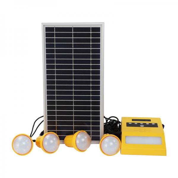 4pcs 2W Solar Home Lighting Kit , 5H Solar Led Home Lighting System