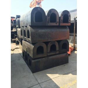 China Ship Alongside Marine Dock Fenders , Marine D Type Natural Rubber Fender supplier