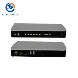 China HD QAM STB Digital Cable Set Top Box , Satellite Tv Receiver Decoder For Home Hospital supplier