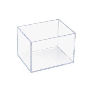 China Custom Printed Clear Acrylic Boxes Acrylic containers with Lid on sale