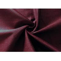 China 130GSM Microsuede Upholstery Fabric / Brushed Suede Fabric For Clothing Brown on sale