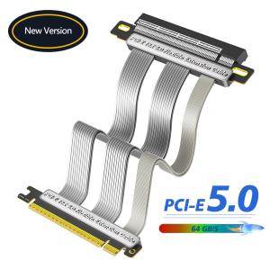 China Meilleure marque Adaptateur PCI-E Express vers PCI Riser flexible 16X Câble PCIE 5.0 (180 degrés) Carte d'extension GPU supplier