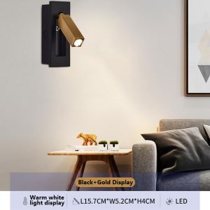 China Embedded LED Wall Lamp , Hotel Bedroom LED Wall Light With Switch wholesale