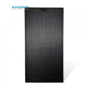 China Black Semi Rigid Solar Panels Anti Skid Walkable 100 Watt Marine Solar Panel supplier