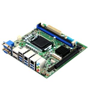 China H170 LGA1151 SKYLAKE 6th Core i3/i5/i7 dual ethernet puertos mini itx placa base industrial con DP 4K supplier