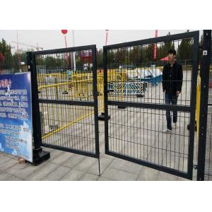 rust resistant Iron Door Welded Fence Gate With Anti Theft Lock