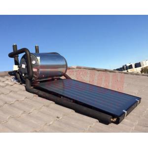 China 150L 300L Flat Plate Pressurized Solar Water Heater , Solar Hot Water System Geysers supplier