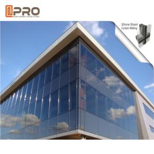 Heat Insulation Thermal Break Aluminum Curtain Wall Double Glazed