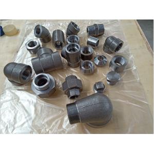 Hot Dipped Galvanized Fitting ASME B16.11 ASTM A105 Elbow Cap Tee 3000LB