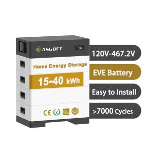 Ess 153.6v Lithium Ion Battery 100Ah 256V Stacked All In One System High Voltage Hybrid Energy Storage Battery