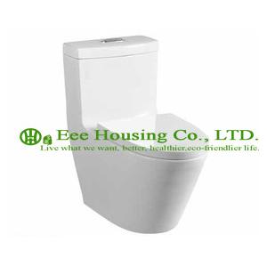 Wc Toilet  S-trap 300mm siphonic one piece toilet with built-in bidet