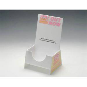 Countertop Brochure Holder  High Quality  White Acrylic Stand A4 Size Perspex Sign Holder Pocket