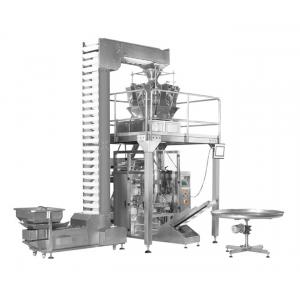 China Automatic popcorn glass packing machine with 10 head weigher high accuracy good quality low price TCLB-420AZ supplier