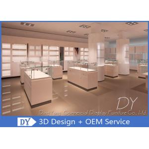 China OEM Store Jewelry Display Cases For Retail Shop / Diamond Display Showcase supplier