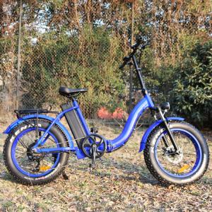 China Blue Color Beach Electric Bike , Women'S Electric Bicycle Max Speed 30 - 50 Km/H supplier