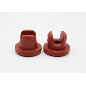 China Red 20mm Butyl Rubber Stopper , Rubber Plugs And Stoppers With Sterilization supplier