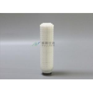 China Sterile PTFE Pleated Pharmaceutical Filters Air Gas Filter Cartridge OD 2.7 supplier