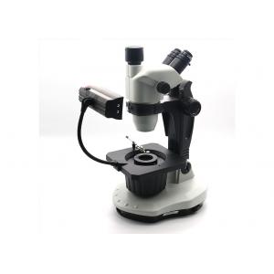 Gemology School Stereo Zoom Trinocular Microscope Magnification 10X - 67.5X
