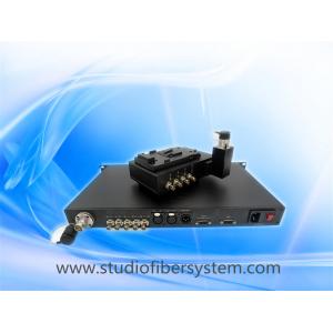 China SDI(HDTV) remote tally Clearcom intercom over SMPTE hybrid fiber with power supply for OB VAN/OB Trucks fiber system supplier