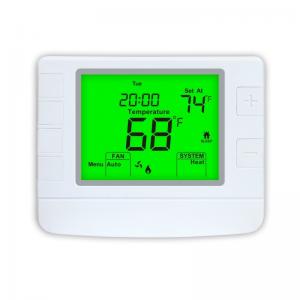 Single Stage Programmable Heating Room Thermostat for Home, Hvac Digital Thermostat 24V Power