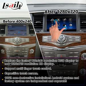 China Lsailt Car Multimedia Screen for Nissan Patrol Y62 2011-2017 With Wireless Android Auto Carplay wholesale
