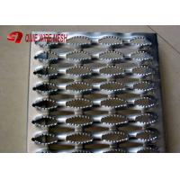 China Stainless 2MM Galvanized Steel Grating 240 * 4020MM / Anti Slip Tread Plates on sale