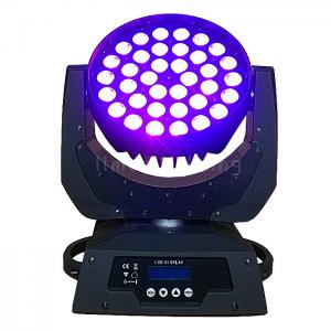 36x18w RGBWAUV 6in1 LED Moving Head Wash Zoom Night Club Stage Lighting