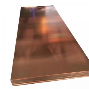 C11000 C10200 C17200 Polished Flat Copper Plate 1-12m