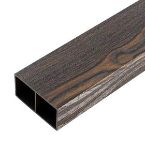 China Composite Wpc Timber Tube for Wall Partition Wpc Rectangular Timber Tube supplier