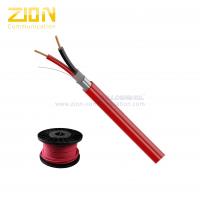 China Non-Plenum Fire Alarm Cable 12AWG  2 Cores Solid Copper Shielded UL FPL Standard on sale