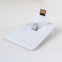 China Credit Card Usb Flash Drive Can 360 Degree Rotation CMYK Logo Both Side As Free on sale