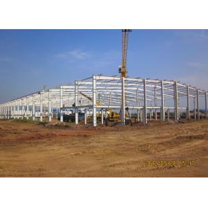 China Prefabricated Workshop Buildings / Industrial Steel Frame Buildings supplier